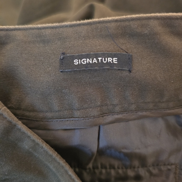 Talbots Women's Brown Signature Straight Leg Stretchy Size 8P Zippered Pockets - Picture 14 of 15